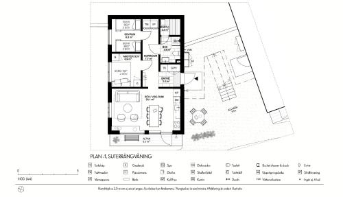 a floor plan of a house at Ljungvind Kåvan - Funäsdalen in Funäsdalen
