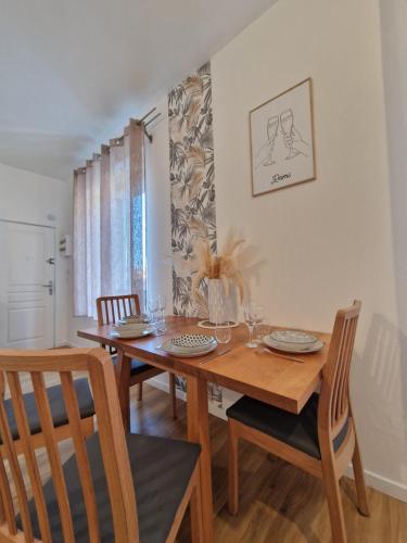 Le Cocon de Reims family and free parking