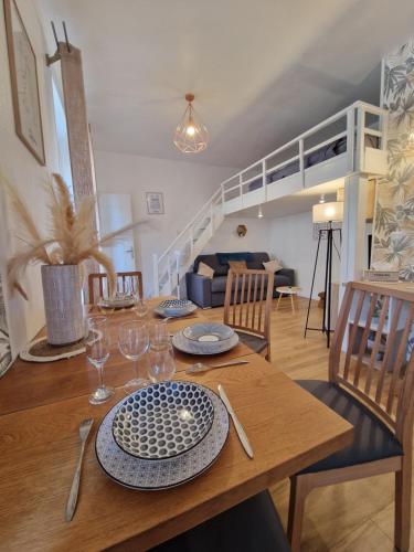 Le Cocon de Reims family and free parking