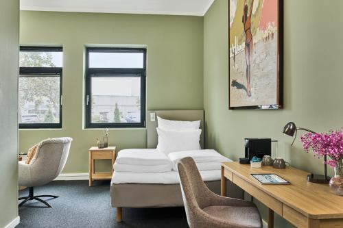 Smarthotel Forus tesisinde bir oturma alanı