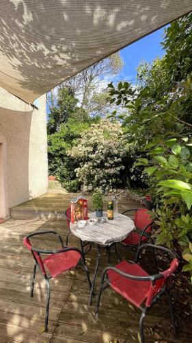 Appartement Cozy avec terrasse - Famille - Télétravail - Interim