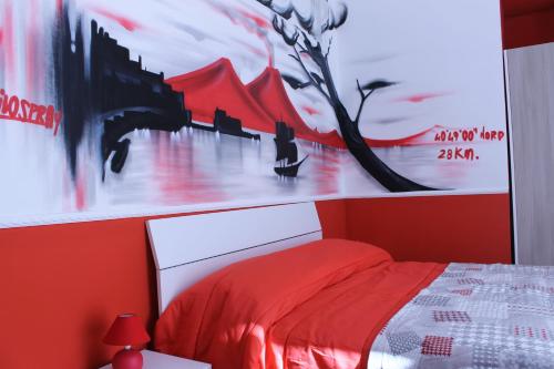 Postel nebo postele na pokoji v ubytování B&B La Torretta Chiaia
