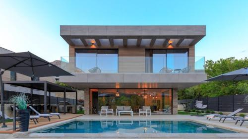 Luxury villa Krk Baska I with heated pool, sauna and jacuzzi