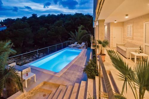 Luxury beachfront Villa Anemos Hvar with pool