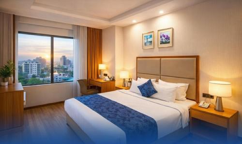 Lova arba lovos apgyvendinimo įstaigoje Days Hotel Dhaka
