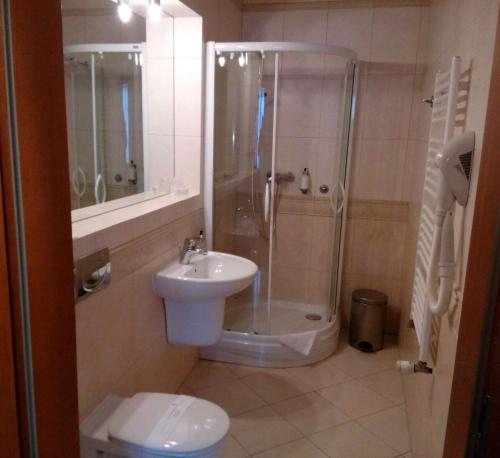 Kupatilo u objektu Hotel Abrava