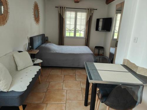 Llit o llits en una habitació de La Plénitude