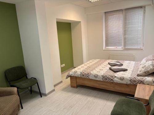 Llit o llits en una habitació de Ethno Hostel