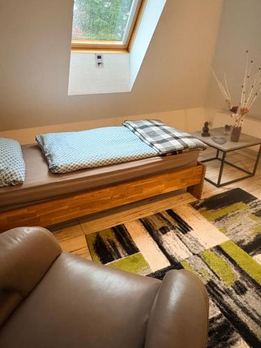 Giường trong phòng chung tại Simply Nice Appartment