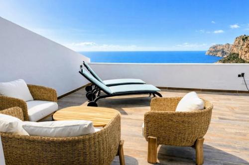 Terraza al Mar Jacuzzi y Vistas en Benitachell