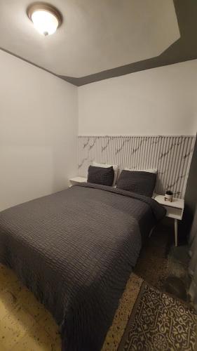 a bedroom with a large bed in a room at First Floor 2 Bed Apartment in La Ceiba