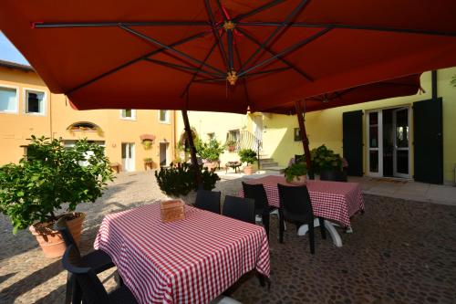 Restaurace v ubytování B&B Corte Barbieri