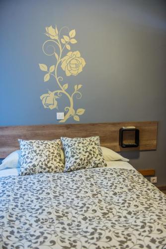 Ένα ή περισσότερα κρεβάτια σε δωμάτιο στο Hostal La Pastora