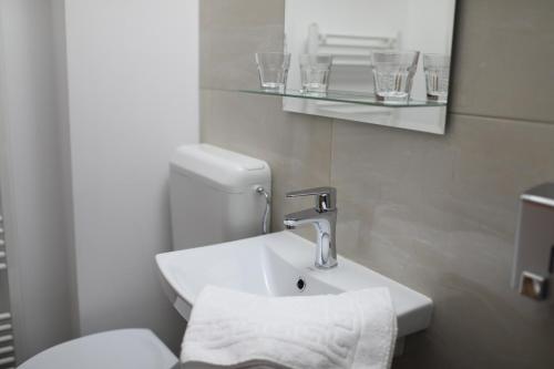 Koupelna v ubytování Hotel EKA