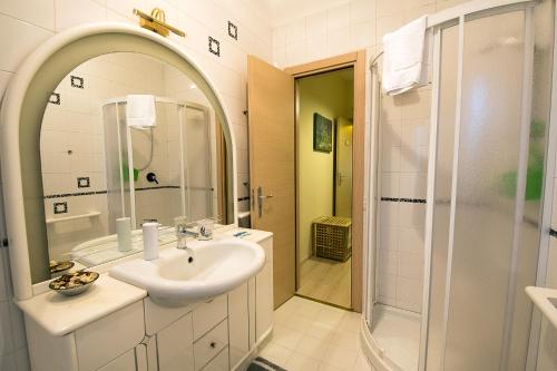 Koupelna v ubytování B&B Giunone