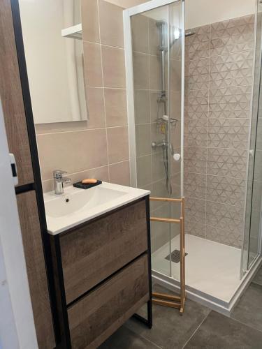 Appartement 42 m2 avec parking dans jardin