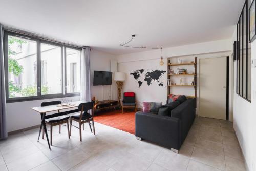 Bright and Airy 1BD Apartment Quartier de la Gare