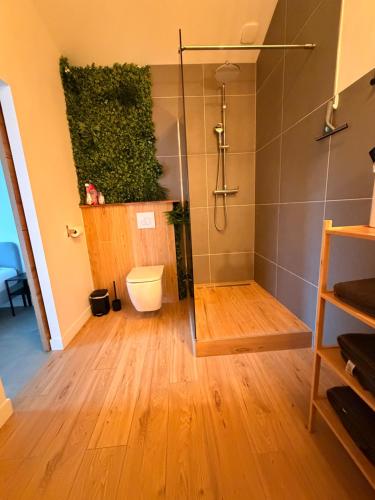 Koupelna v ubytování Studio Pasaia