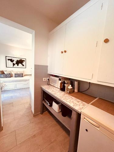Studio jardin privatif 300m de la plage