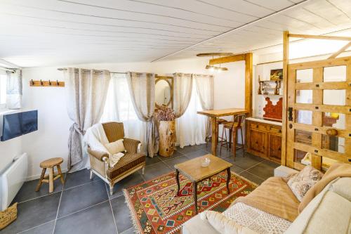 Et opholdsområde på La Bastide du Mûrier