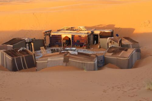 a desert outpost in the middle of the desert at Chez zakaria guest in Erfoud