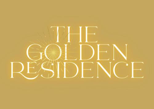 a neon sign that reads the golden resistance at Golden Residence in Vienna