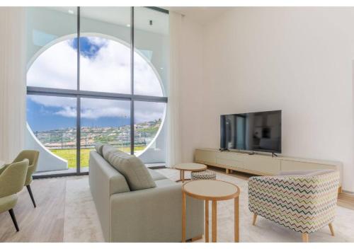 The pool house in Ponta de Sol