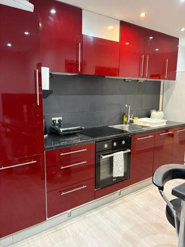 Virtuvė arba virtuvėlė apgyvendinimo įstaigoje Theodoros Apt.22
