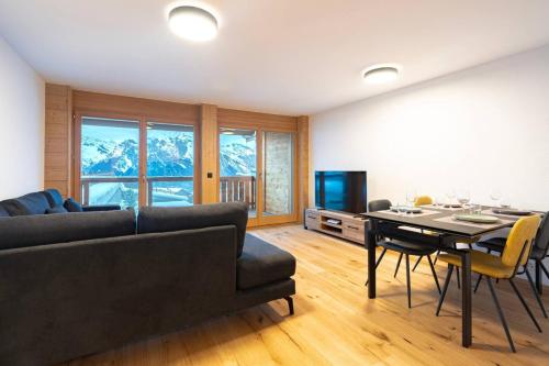 ski-in, ski-out, vue montagne, spa et sauna