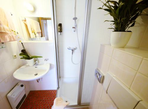 Bilik mandi di Hotel Landgasthof Blume