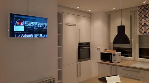 TV a/nebo společenská místnost v ubytování Apartment Sarita