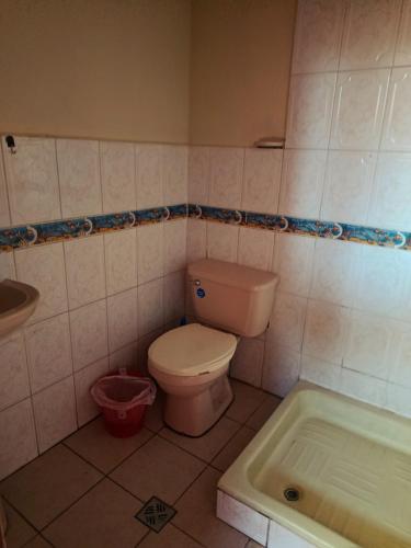 Koupelna v ubytování Residente hostel