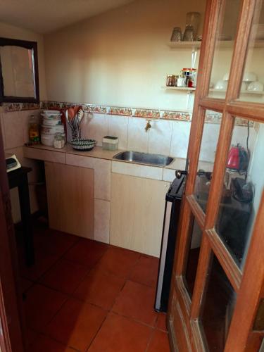 Kuchyň nebo kuchyňský kout v ubytování Residente hostel