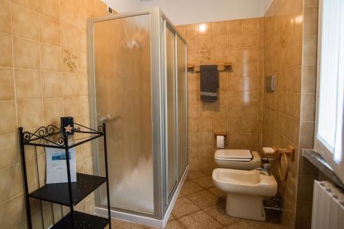 Ένα μπάνιο στο Residence Casa Rosa