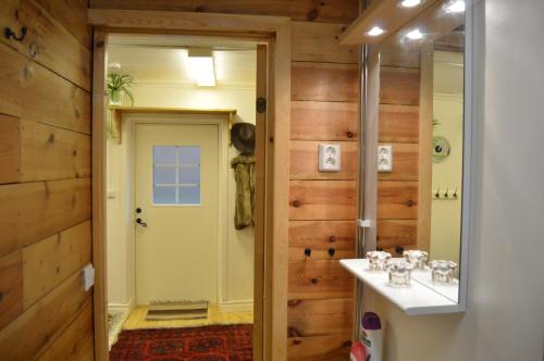 Koupelna v ubytování Kloten City