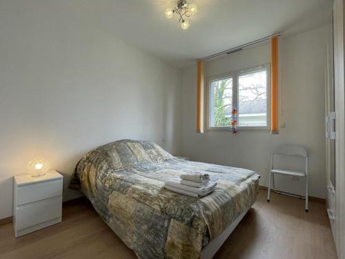 Postel nebo postele na pokoji v ubytování Chez nicolas