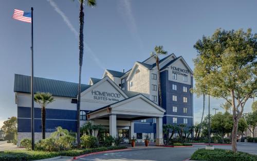 a rendering of the front of a hotel at Homewood Suites by Hilton-Anaheim in Anaheim