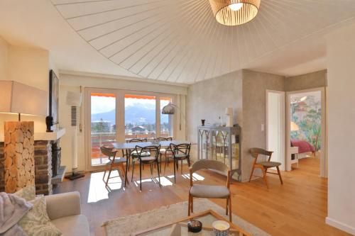 Crans mountain view
