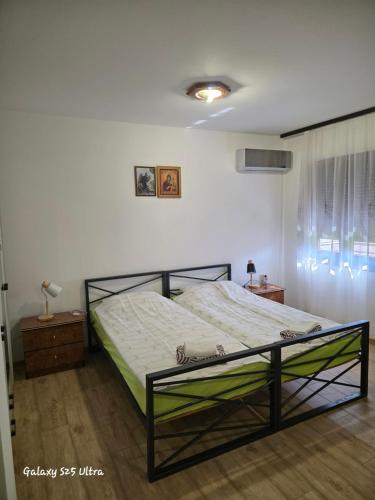 a bedroom with a bed in a room at Sobe IVANA in Gornja Toplica