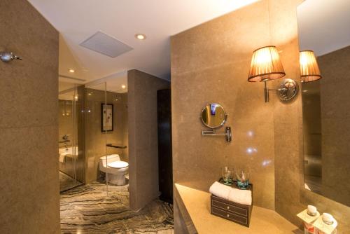 Koupelna v ubytování Xian heng Hotel