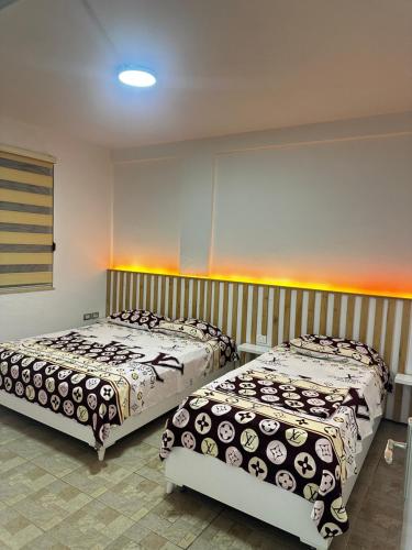 Postel nebo postele na pokoji v ubytování Flat Ergli