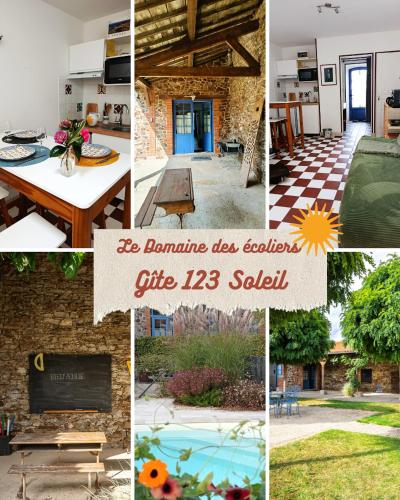 Domaine des Ecoliers - Gîte 123 soleil - Parking privé