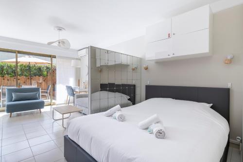 Le 15 Picaud - Superbe studio bord de mer avec terrasse & piscine