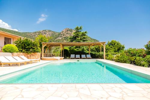 Villa Palombaggia vue mer panoramique plage 9 min à pied