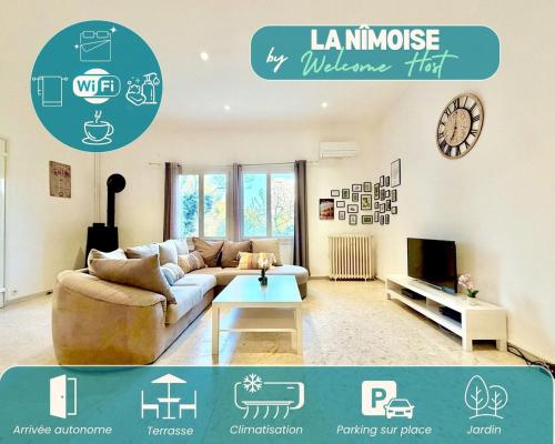 La Nîmoise, Maison familiale avec jardin