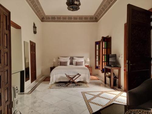 Ліжко або ліжка в номері Riad Batchisarai