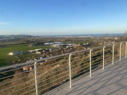 a view from the top of a bridge with a city at Dimora Filippo in SantʼElpidio a Mare
