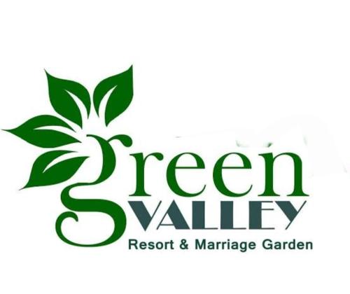 a green valley resort and marriage garden logo at Green valley resort kanha in Kānha