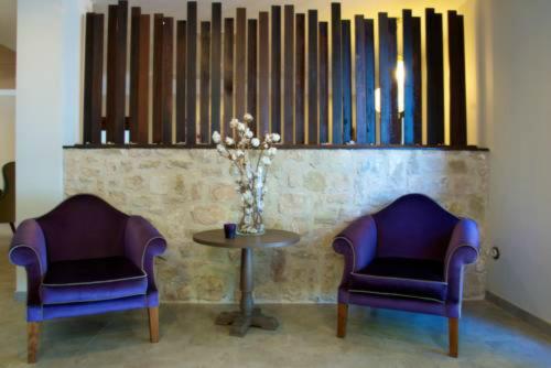 Χώρος καθιστικού στο Hotel Villa Monter