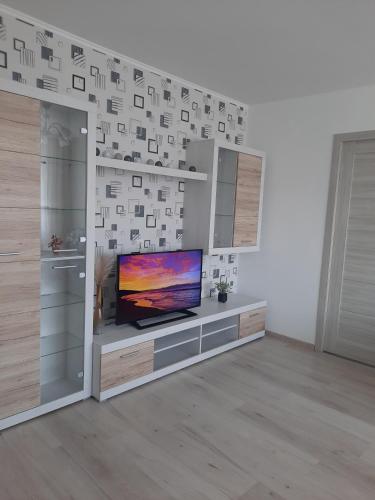 Kuchyň nebo kuchyňský kout v ubytování PA Apartment